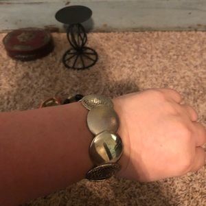 Silver stretchy bracelet